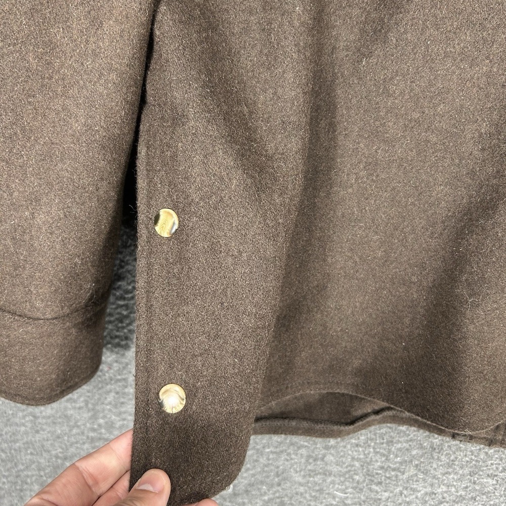 Miller Ranch By Cinch Melton Wool Chore Coat Mens 2XL Brown Zip Up DWJ2122402 - Picture 14 of 16